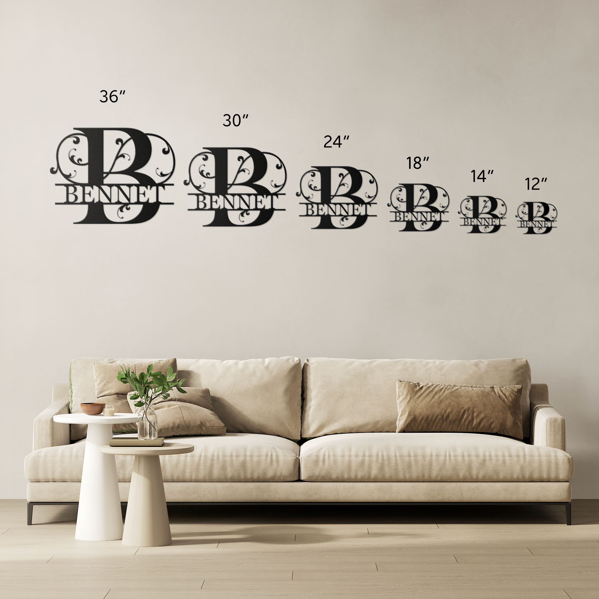 Custom_Last_Name_Metal_Sign_Mono_2_Size_Options_Mockup.png