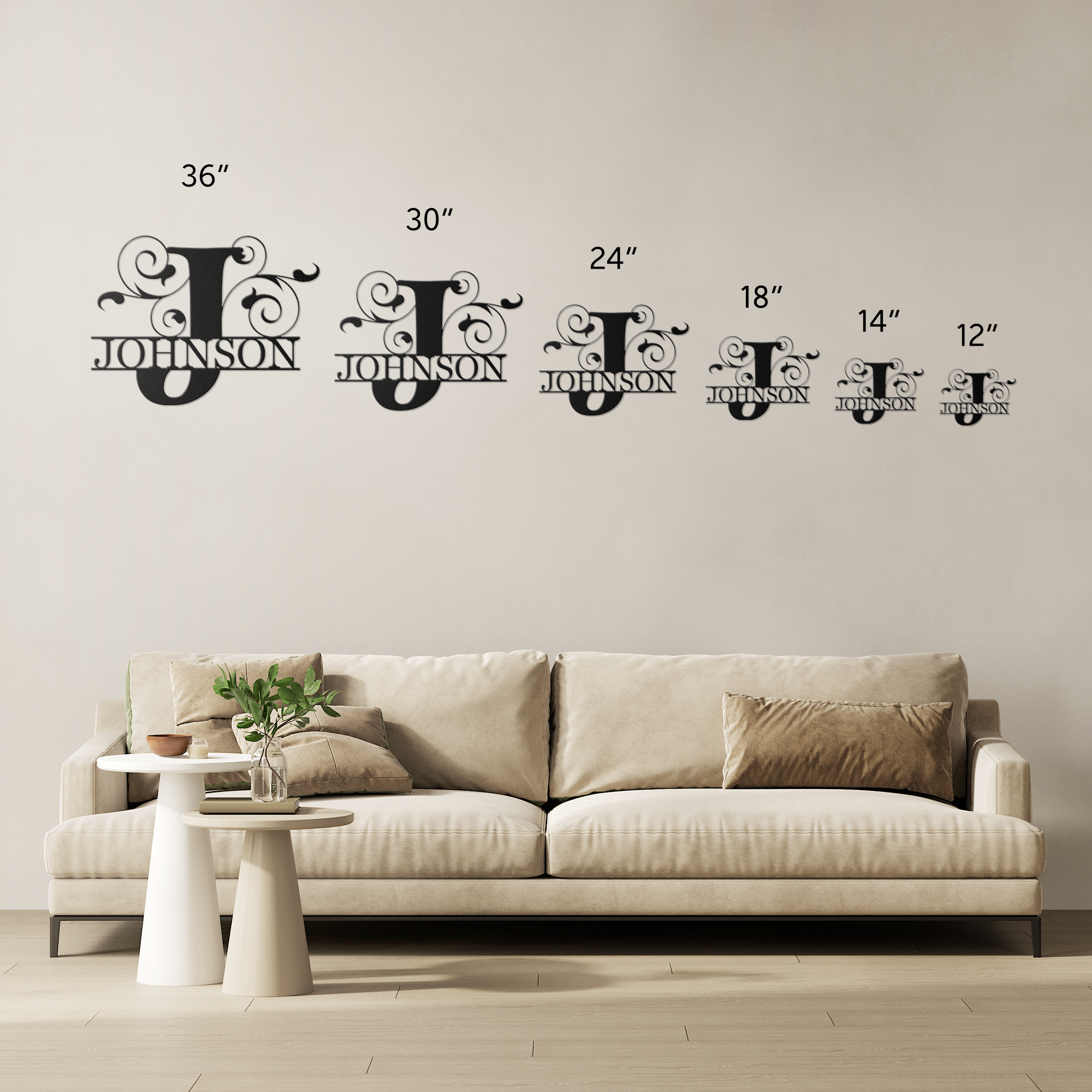 Custom_Last_Name_Metal_Sign_Mono_5_Size_Options_Mockup.png