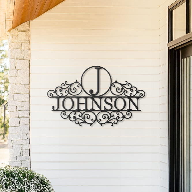 Personalized Outdoor Metal Sign – Perfect for Garden or Porch