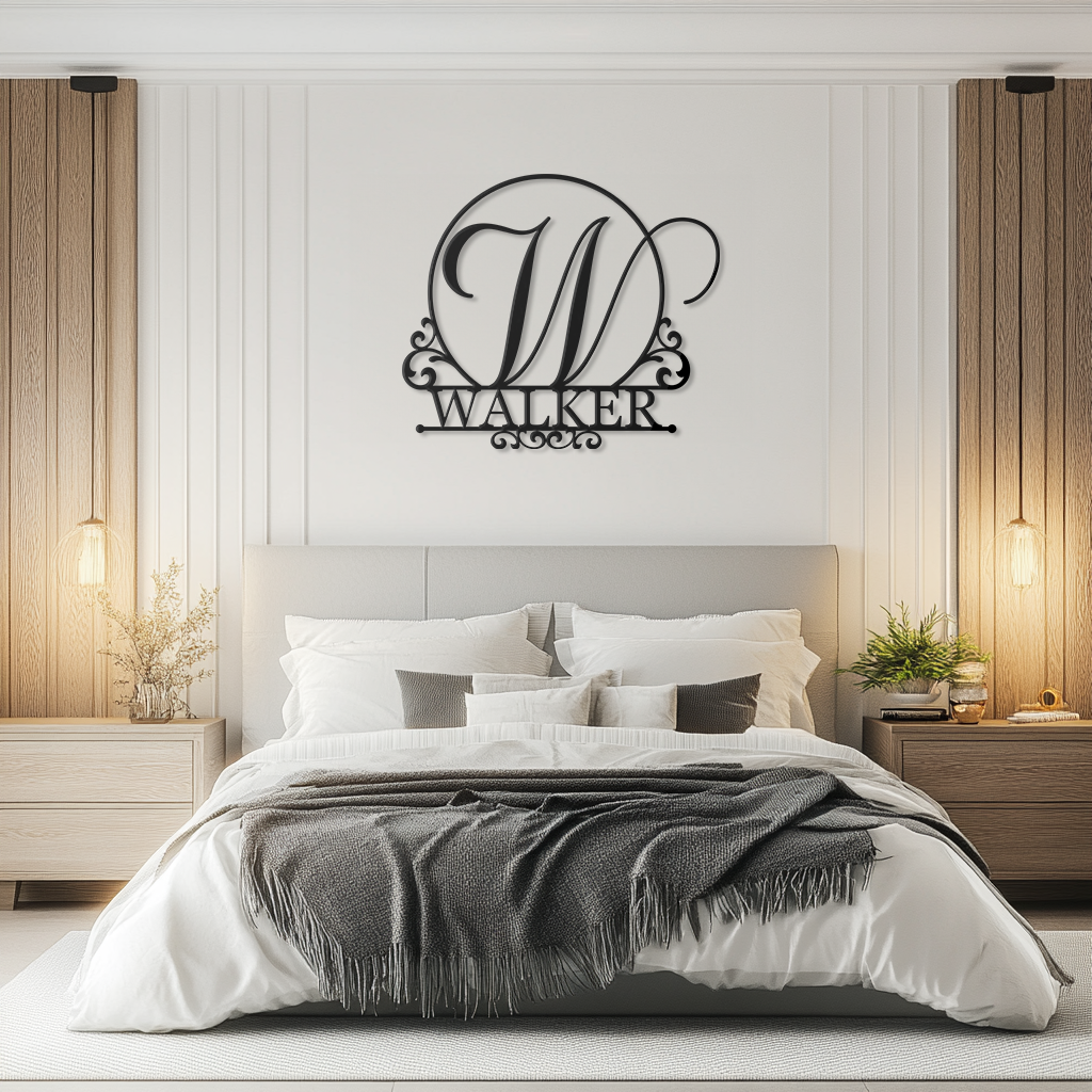 Custom Family Name Metal Sign – A Sentimental Gift for New Homeowners